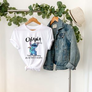 Ohana Means Family Shirt Ohana Shirt Disney Shirt Lilo And Stitch Shirt Hawai Shirt Gift For Her Disneyworld Tee Unique revetee 3