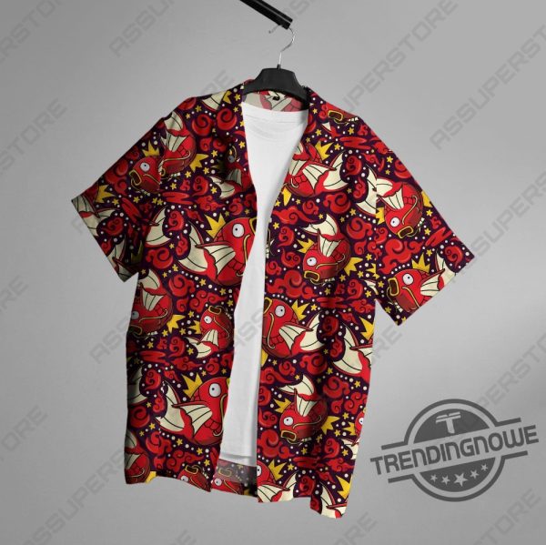 Magikarp Hawaiian Shirt Magikarp Button Up Shirt Gift trendingnowe 2