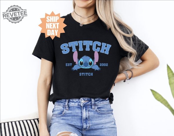 Stitch Est 2002 T Shirt Cute Stitch Shirt Lilo And Stitch T Shirt Cute Lilo And Stitch T Shirt Disney World T Shirts Unique revetee 1