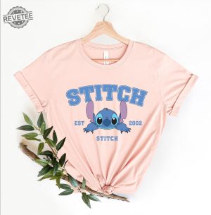 Stitch Est 2002 T Shirt Cute Stitch Shirt Lilo And Stitch T Shirt Cute Lilo And Stitch T Shirt Disney World T Shirts Unique revetee 2