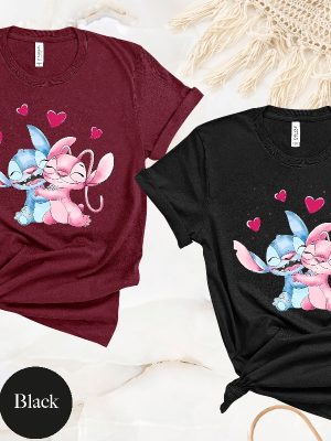 Disney Stich Angel Shirt Disneyworld Shirt Stich Shirt Family Funny Stitch Shirt Love Stitch Shirt Disney Ohana Shirt Unique revetee 7