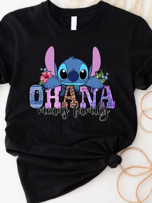 Ohana Shirt Stitch Ohana Shirt Disney Shirt Lilo And Stitch Shirt Ohana Means Family Shirt Gift For Her Disneyworld Tee Unique revetee 2