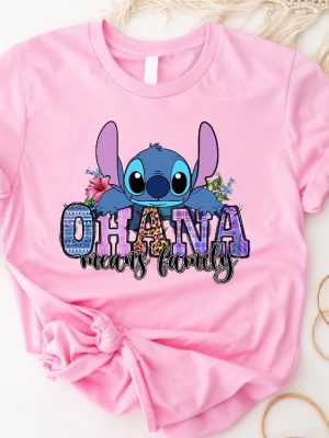 Ohana Shirt Stitch Ohana Shirt Disney Shirt Lilo And Stitch Shirt Ohana Means Family Shirt Gift For Her Disneyworld Tee Unique revetee 3