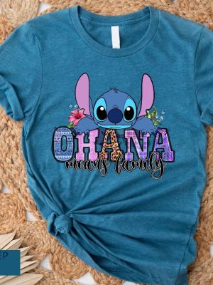 Ohana Shirt Stitch Ohana Shirt Disney Shirt Lilo And Stitch Shirt Ohana Means Family Shirt Gift For Her Disneyworld Tee Unique revetee 6