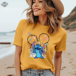 Mickey Stitch Tee Disney Stitch Shirt Stitch Shirt Disney Trip Shirt Stitch Castle Shirt Disney World Shirt Unique revetee 2