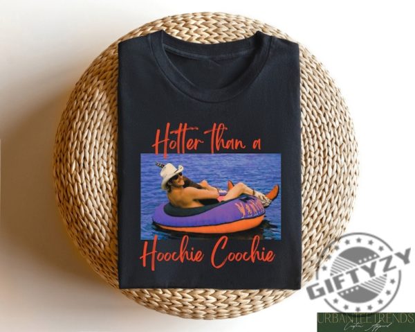 Hotter Than A Hoochie Coochie Shirt Womens Summer Vacation Tshirt Gift Music Lover Hoodie 90S Country Music Trendy Summer Sweatshirt Women Concert Shirt giftyzy 3