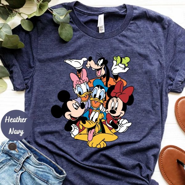 Disney Characters Shirts Matching Disney Shirts Mickey Friends Disney Family Shirt Mickey And His Friends Shirt Unique revetee 1