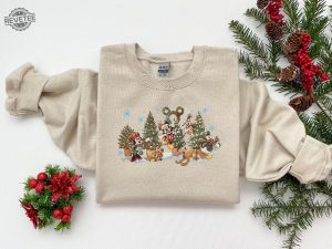 Vintage Disney Christmas Tree Shirt Mickey And Friends Christmas Shirt Vintage Disney Christmas Shirt Disney Matching Christmas Tee Unique revetee 2