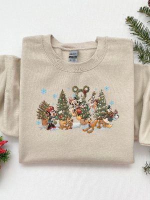 Vintage Disney Christmas Tree Shirt Mickey And Friends Christmas Shirt Vintage Disney Christmas Shirt Disney Matching Christmas Tee Unique revetee 2