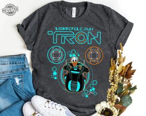 Disney Mickey Mouse Tron Lightcycle Run Ride Matching Shirt Magic Kingdom Wdw Unisex T Shirt Family Birthday Gift Adult Unique revetee 5