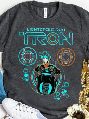 Disney Mickey Mouse Tron Lightcycle Run Ride Matching Shirt Magic Kingdom Wdw Unisex T Shirt Family Birthday Gift Adult Unique revetee 5