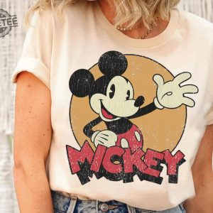 Disney Mickey And Friends Mickey Mouse Retro Shirt Disneyland Family Matching Shirt Magic Kingdom Tee Unique revetee 3