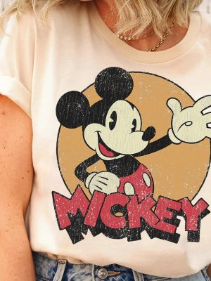 Disney Mickey And Friends Mickey Mouse Retro Shirt Disneyland Family Matching Shirt Magic Kingdom Tee Unique revetee 3