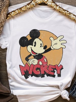 Disney Mickey And Friends Mickey Mouse Retro Shirt Disneyland Family Matching Shirt Magic Kingdom Tee Unique revetee 4