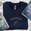 Warnette Embroidered Sweatshirt Shatter Me Merch Aaron Warner Juliette Ferrars Bookish Gift Book Gift Unique revetee 1