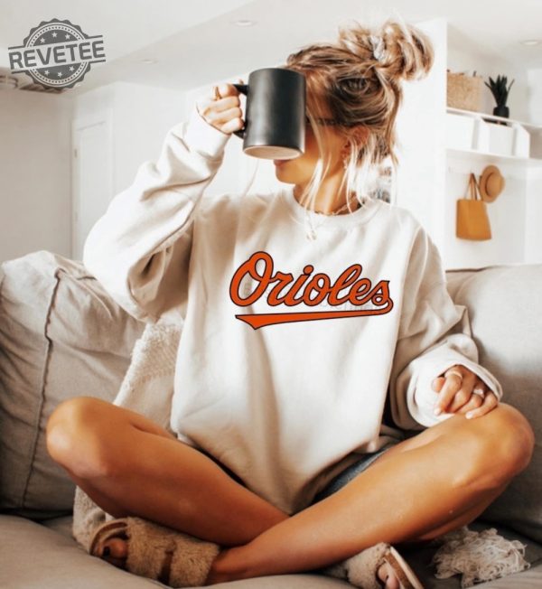 Baltimore Orioles Sweatshirt Mbl Orioles Baseball Fan Gameday Shirt Baseball Shirt Unique revetee 1