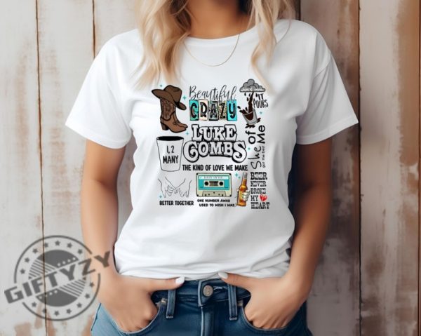 Combs Country Music Shirt Western Sweatshirt Cowboy Combs Tshirt Luke Combs Fan Cowgirl Hoodie Music Concert Shirt giftyzy 4