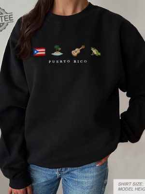 Puerto Rico Embroidered Sweatshirt Puerto Rico Embroidered Shirt Puerto Rico Embroidered Hoodie Unique revetee 2