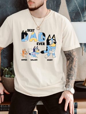 Maximum 4 Kids Best Dad Ever Bluey Shirt Bluey Bingo Family T Shirt Bluey Bandit Rad Dad Shirt Bluey Dad Bluey Family Shirt Unique revetee 2