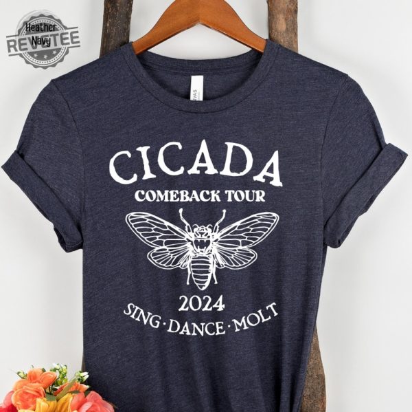 Cicada Shirt 2024 Cicada Reunion Tee Funny Cicada Concert T Shirt Bug Humor Goblincore Insect Tee Shirts Nature Lover Gift Unique revetee 2