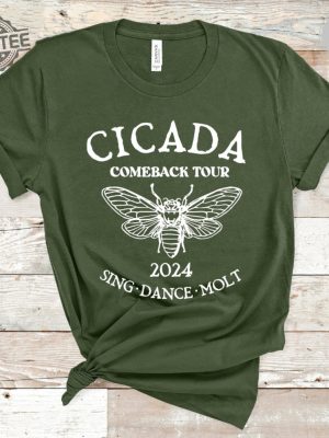 Cicada Shirt 2024 Cicada Reunion Tee Funny Cicada Concert T Shirt Bug Humor Goblincore Insect Tee Shirts Nature Lover Gift Unique revetee 4