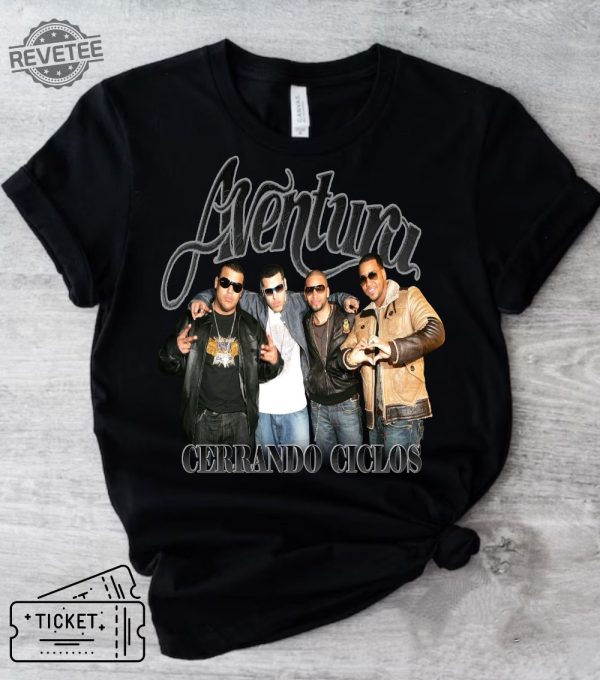 2024 Aventura Tour Shirt Cerrando Ciclos T Shirt Romeo Santos Shirt Aventura Bachata Graphic Unisex Tshirt Unique revetee 1