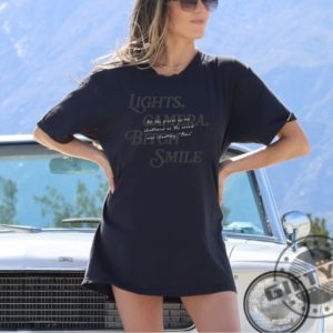 Lights Camera Btch Smile The Tortured Poets Department Shirt giftyzy 4