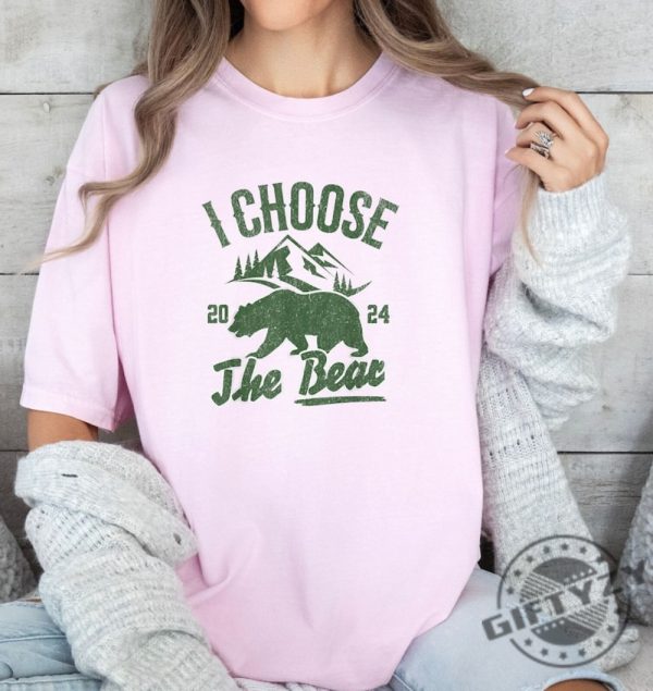 I Choose The Bear Shirt Gift For Her Shirt For Women Man Or Bear Shirt giftyzy 2