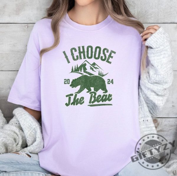 I Choose The Bear Shirt Gift For Her Shirt For Women Man Or Bear Shirt giftyzy 3