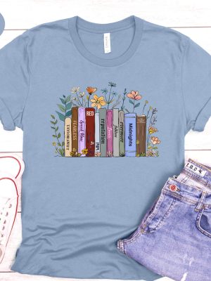 Swiftie Shirt Taylor Eras Shirt Taylor Swift Albums As Books Swiftie Tee Shirt For Swiftie Taylor Swift Merch Unisex Cotton Tee Unique revetee 3