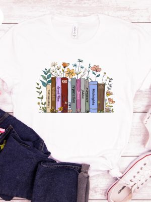 Swiftie Shirt Taylor Eras Shirt Taylor Swift Albums As Books Swiftie Tee Shirt For Swiftie Taylor Swift Merch Unisex Cotton Tee Unique revetee 5