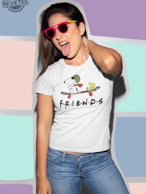 Snoopy Friend Inspired T Shirt Womens Unique revetee 3