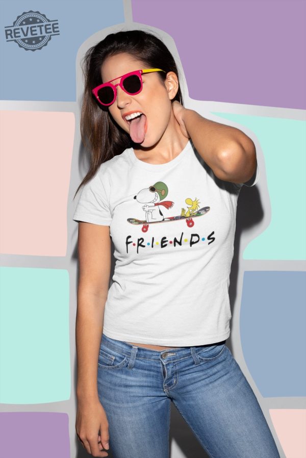 Snoopy Friend Inspired T Shirt Womens Unique revetee 3