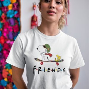 Snoopy Friend Inspired T Shirt Womens Unique revetee 4