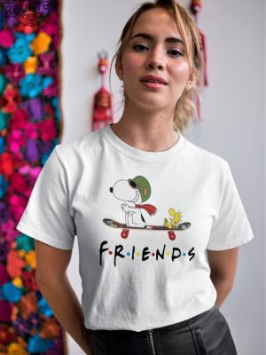 Snoopy Friend Inspired T Shirt Womens Unique revetee 4