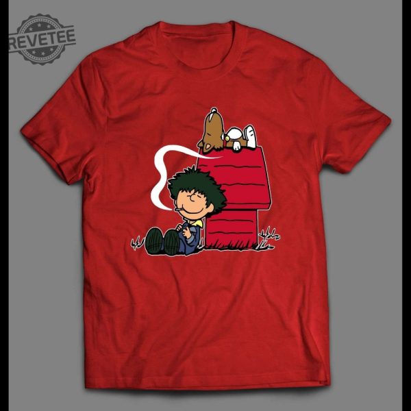 Cowboy Peanuts Anime Inspired High T Shirt Unique revetee 1