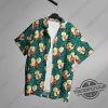 Growlithe Hawaiian Shirt Hisuian Growlithe Button Up Shirt Gift trendingnowe 1