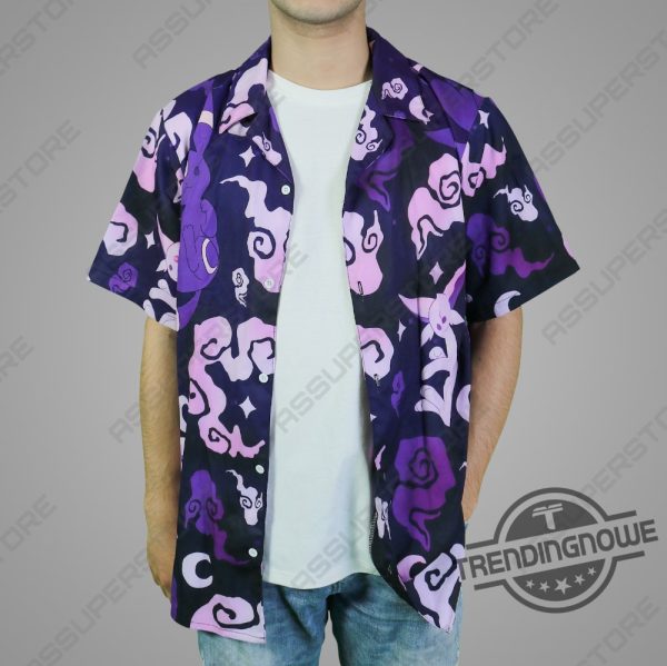Espeon Umbreon Hawaiian Shirt Espeon Umbreon Hawaiian Button Up Shirt Espeon Hawaiian Shirt Umbreon Shirt Gift trendingnowe 1