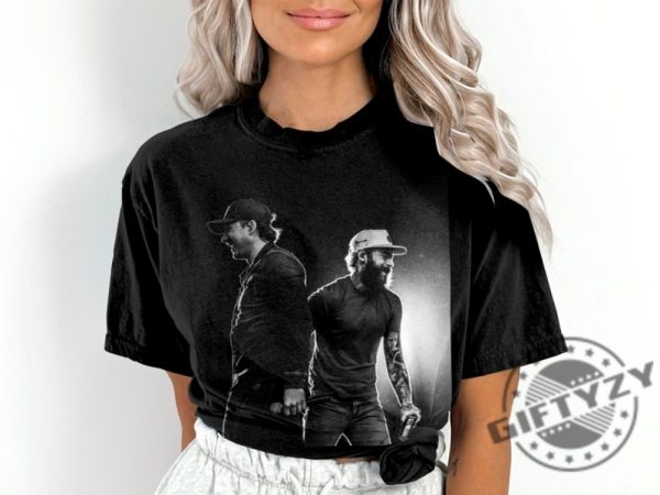 Post Malone Morgan Wallen I Had Some Help Country Posty Shirt giftyzy 2