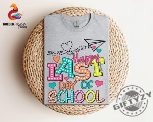 Happy Last Day Of School Shirt Summer Break Gift giftyzy 5