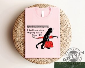 I Dont Know Where Im Going But Im Gay Shirt Cat Pride Funky Gay Pride Lgbtq Shirt giftyzy 3