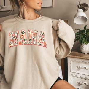 Floral Nana Sweatshirt And Hoodie Cute Nana Sweatshirt Mothers Day Gift Mommy Shirt New Mom Gift Unique revetee 2
