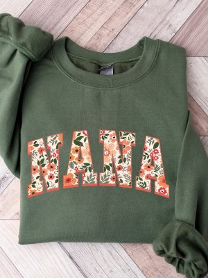 Floral Nana Sweatshirt And Hoodie Cute Nana Sweatshirt Mothers Day Gift Mommy Shirt New Mom Gift Unique revetee 3