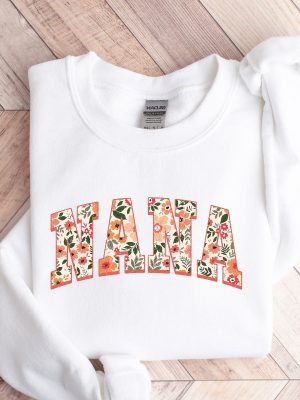 Floral Nana Sweatshirt And Hoodie Cute Nana Sweatshirt Mothers Day Gift Mommy Shirt New Mom Gift Unique revetee 4