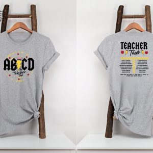 Teacher Shirt Abcd Teacher Tour Shirt Back To School Shirt End Of School Year Shirt Trendy T Shirt Kindergarten Teacher Shirt Unique revetee 4