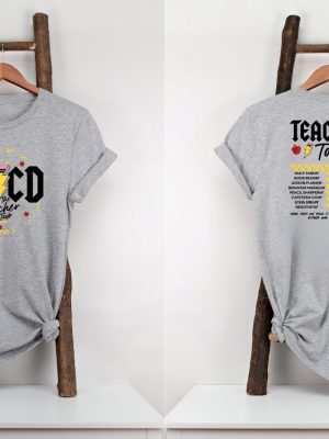 Teacher Shirt Abcd Teacher Tour Shirt Back To School Shirt End Of School Year Shirt Trendy T Shirt Kindergarten Teacher Shirt Unique revetee 4