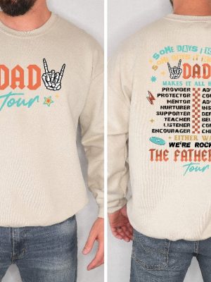 Dad Tour Shirt Gift For Dada Fatherhood Shirt Fathers Day Shirt Some Days I Rock It Shirt Unique revetee 4