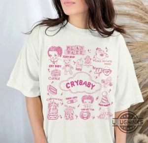 pink melanie martinez crybaby tour shirt the trilogy tour t shirt stylish and trendy merchandise for fans laughinks 1