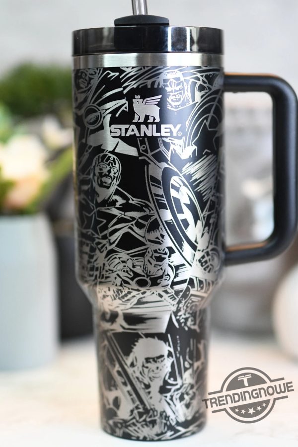 Avengers Stanley Cup Stan Lee Stanley Tumbler Engraved 40Oz Stanley Tumbler Handle Lid Stainless Steel Tumbler trendingnowe 1
