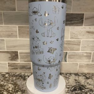 Stitch Stanley Cup Disney Mickey Mouse Stanley Tumbler Engraved 40Oz Stanley Tumbler Handle Lid Stainless Steel Tumbler trendingnowe 3